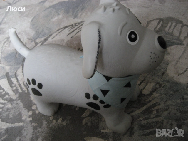 Гумено куче за скачане , гърнето не ползвано , летни дрешки 12-18м, снимка 2 - Бебешки бански - 26299237