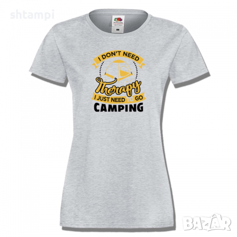 Дамска тениска I Don't Need Therapy,Изненада,Подарък,Поход,Връх,Хижа, снимка 6 - Тениски - 36373699