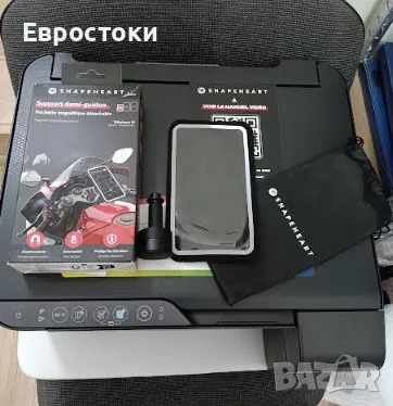 Магнитна стойка за телефон SHAPEHEART, стойка за телефн за кормило, за велосипеди, скутери, мотоцикл, снимка 6 - Селфи стикове, аксесоари - 49583201