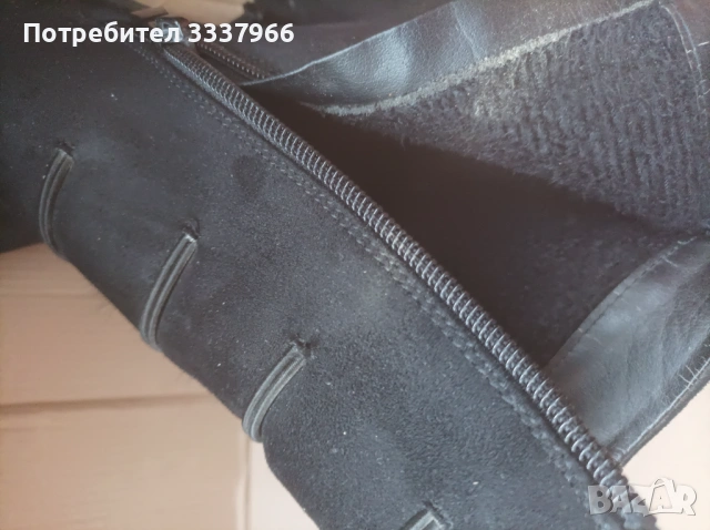 Дамски удобни боти на ток, снимка 4 - Дамски боти - 53197999