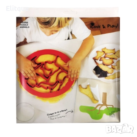 Силиконова форма за сладки и бисквити - сърца, снежинки или животинки, снимка 7 - Други - 52888961