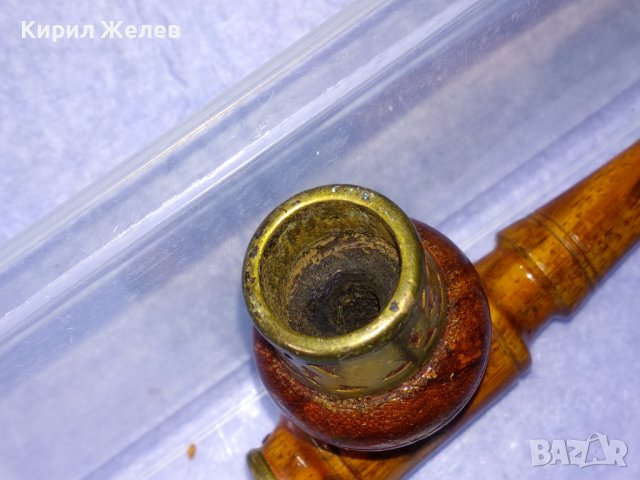 СТАРА РЯДКА КОЛЕКЦИОНЕРСКА ЛУЛА за ОПИУМ РЪЧНА МАЙСТОРСКА ИЗРАБОТКА ДЪРВО и БРОНЗ За КОЛЕКЦИЯ! 37701, снимка 10 - Колекции - 40690517