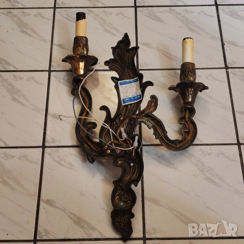 Масивен бронзов аплик стил Рококо. , снимка 10 - Антикварни и старинни предмети - 53201110