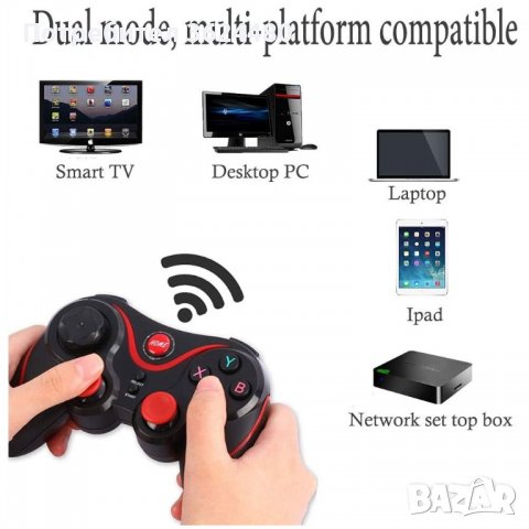 Джойстик за телефон iOS, Android, Windows, Безжичен, Блутут, снимка 4 - Друга електроника - 40108377