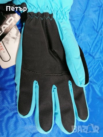 Продавам нови дамски водоустойчиви сини ръкавици Head , снимка 2 - Зимни спортове - 35664479