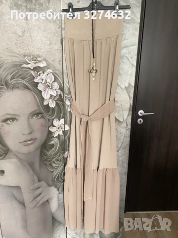 Нова дълга рокля на MISS CHIC с колие