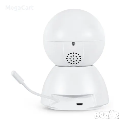 Смарт охранителна камера PST-BM289, Бебефон, 2.0Mp, Вътрешен монтаж, Wi-Fi, Tuya Smart, Бял, снимка 4 - IP камери - 48753360