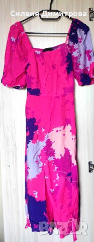 Дамска лятна рокля с Буфон ръкав хс, снимка 1 - Рокли - 41412976