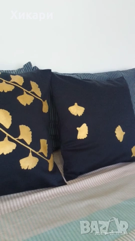 Ръчно рисувани декоративни калъфки от сатениран памук, снимка 17 - Декорация за дома - 50786415