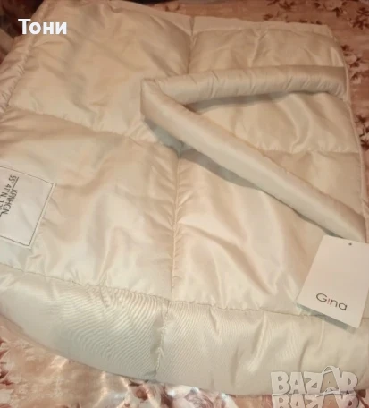 GINA Нова Голяма Плажна Чанта с Етикет , снимка 2 - Чанти - 51109578