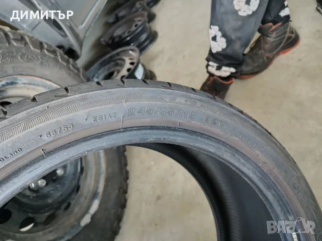 4бр.летни гуми BRIDGESTONE 225 40 18+245 35 18 DOT17-19 цена за брой, снимка 7 - Гуми и джанти - 55708044