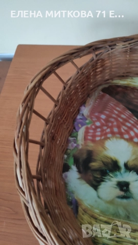 2 големи плетени панера стабилно дъно, снимка 5 - Декорация за дома - 52542014