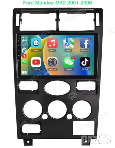 Мултимедия за Ford Mondeo, MK2, Android, Навигация 2004-2007, Двоен дин, 2 DIN, плеър, Mondeo, снимка 3 - Аксесоари и консумативи - 48744154