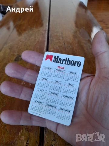 Календарче Marlboro 1993, снимка 3 - Колекции - 50979277