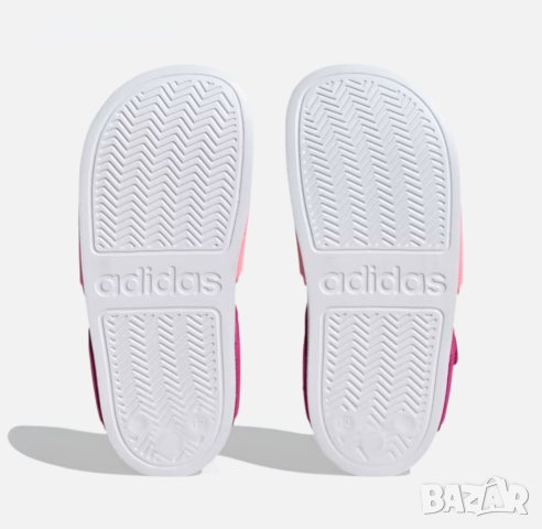 НАМАЛЕНИЕ!!! Детски сандали Adidas Adilette Sandals Pink/White H06445, снимка 5 - Детски сандали и чехли - 41543909