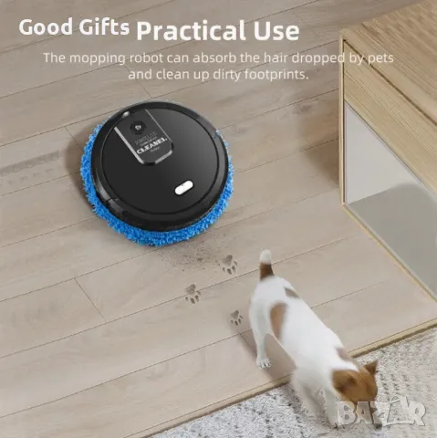 Смарт прахосмукачка робот 2 в 1 с функция MOП и АРОМАДИФУЗЕР, снимка 11 - Прахосмукачки - 47508953