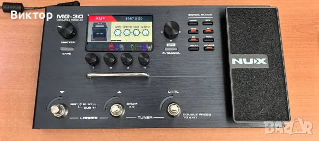 Процесор NUX MG-30, снимка 5 - Китари - 56057126