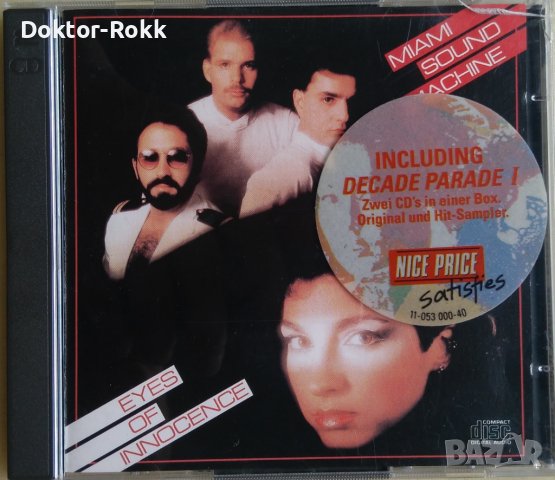 Miami Sound Machine – Eyes Of Innocence 1984 [2 cd, 1992], снимка 2 - CD дискове - 44246182