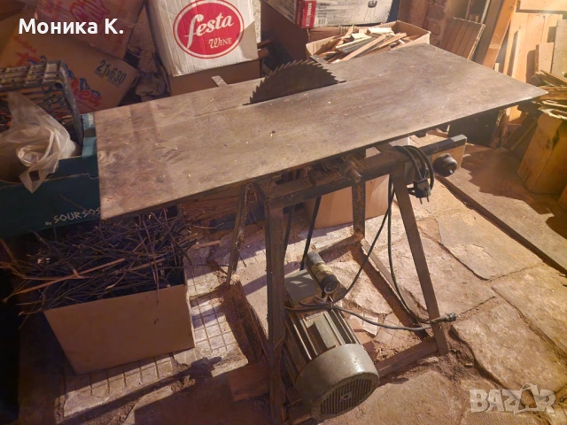 Настолна бормашина, циркуляр и машина за рязане на метал, снимка 2 - Други машини и части - 53672853