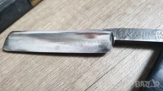 Рядък бръснач CARL RADER SOLINGEN, снимка 6 - Други ценни предмети - 47350577