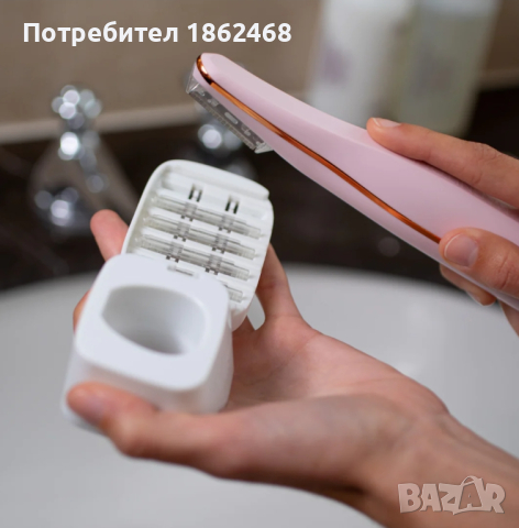 Уред за обезкосмяване, бръснене и дермапланинг DermaQueen Vibra-Sonic, снимка 4 - Козметични уреди - 44727975