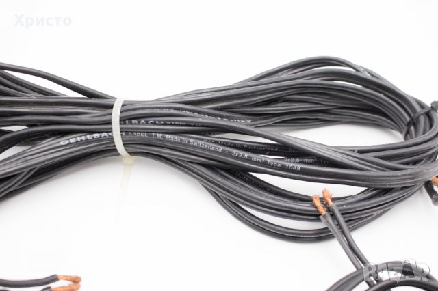 Oehlbach аудио кабел 2x2.5/2x1.5 made in Switzerland, снимка 2 - Тонколони - 35717847