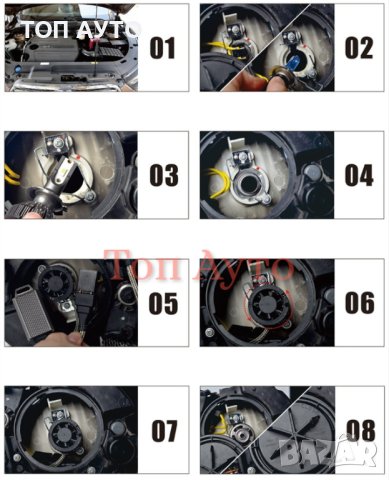 Лед Крушки Н1 Н3 Н4 Н7 Н8/9/11 CSP Диоди 6000К 12-24V, снимка 7 - Аксесоари и консумативи - 41037751