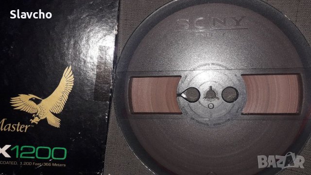 Ролка за магнетофон/ролков дек Ampex 1200, 18sm.540mt./ Made in U.S.A., снимка 2 - Декове - 41479585