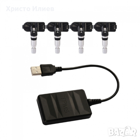 TPMS Датчик Сензор Монитор Наблюдение Налягането в Гумите Android USB, снимка 2 - Части - 36447416