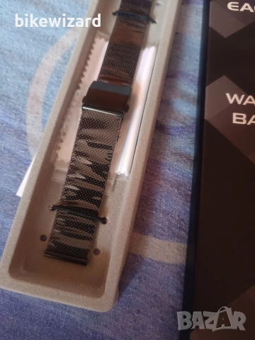 Eache 20 мм. черна верижка НОВА, снимка 3 - Каишки за часовници - 53292657