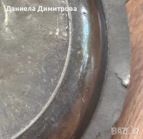 Винтидж масивен месингов / бронзов п€п€лник, снимка 5 - Други ценни предмети - 55898020