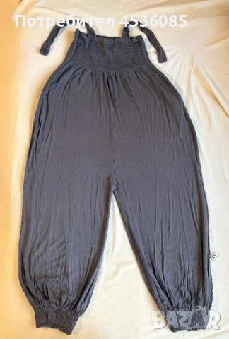 Дамски сив гащеризон потур, снимка 3 - Гащеризони - 51172620