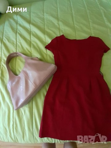 Рокля в цвят бордо Италия