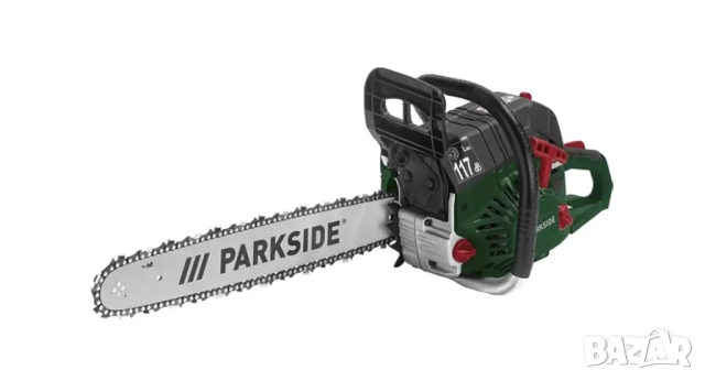 Parkside PBKS 53 A2 бензинова верижна резачка/2.72 HP/53 cm³/44 cm, снимка 9 - Моторни триони/резачки - 52901588