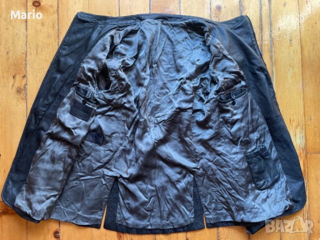 Giorgio Armani кожено яке L, снимка 5 - Якета - 42054497