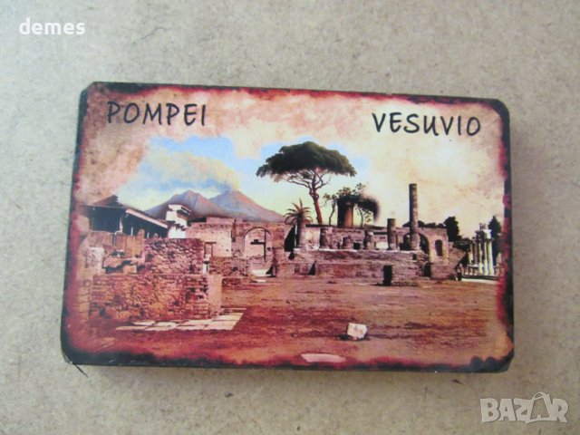 Магнит от Помпей и Везувий, Италия-11, снимка 4 - Други ценни предмети - 41240511