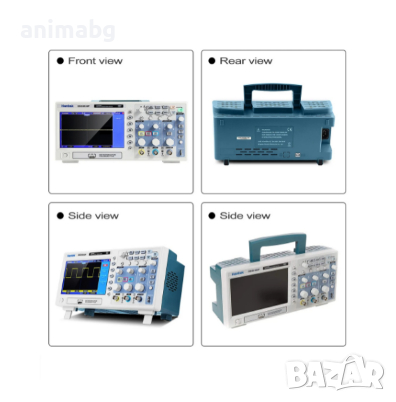 ANIMABG Цифров осцилоскоп многократно автоматично измерване, Hantek DSO5102P 100MHz 1GS/s, снимка 6 - Друга електроника - 44596551