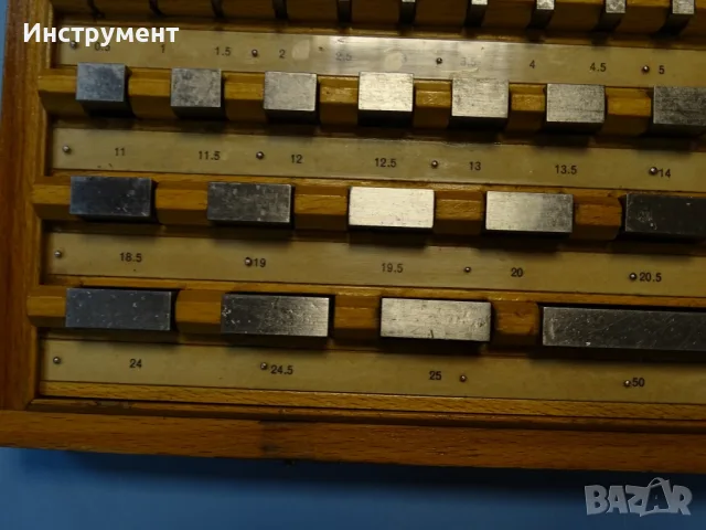 Комплект плоскопаралелни краечни мерки DDR MASSI Din 861 KL-1, снимка 11 - Други инструменти - 55751768