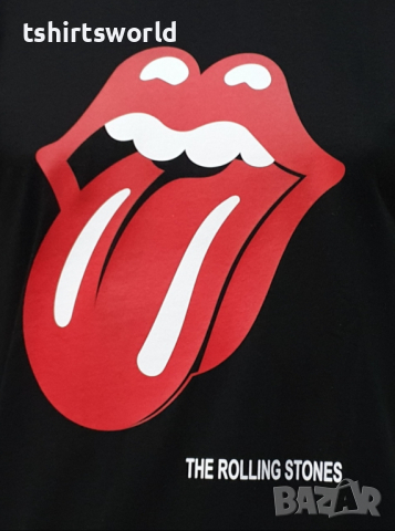 Нова мъжка тениска с трансферен печат на музикалната група Rolling Stones, снимка 2 - Тениски - 36147038