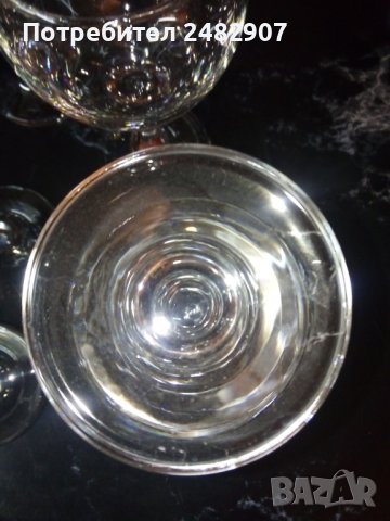 Комплект стари чаши за вино/аперитив - 7 бр. , снимка 2 - Антикварни и старинни предмети - 42275665