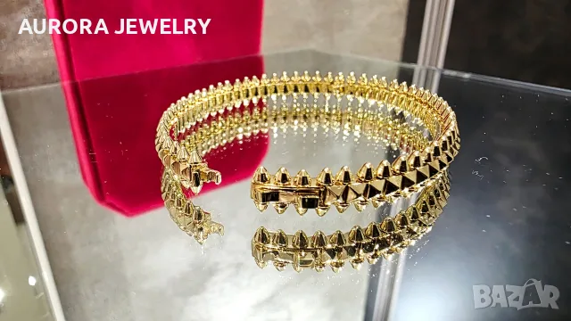 CARTIER Clash de Cartier Gold Дамска Гривна, снимка 9 - Гривни - 52972495
