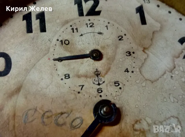 GUSTAR BECKER Старинен КОЛЕКЦИОНЕРСКИ МЕХАНИЧЕН НЕМСКИ РЕТРО БУДИЛНИК ГУСТАВ БЕКЕР 44046, снимка 11 - Антикварни и старинни предмети - 47708989