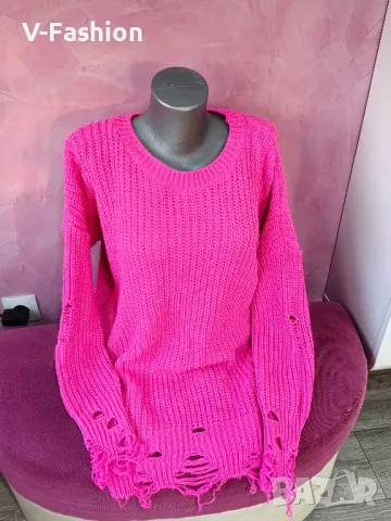 дамска плетена туника , снимка 3 - Туники - 48135564