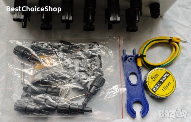 PV Фотоволтаична Защита от пренапрежение 3вх. 3 изхода DC прекъсвач – 1000V DC, 25A, IP65, снимка 6 - Друга електроника - 53506392