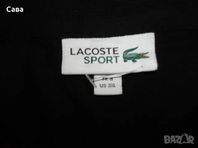Тениска LACOSTE  мъжка,3ХЛ, снимка 4 - Тениски - 55881670