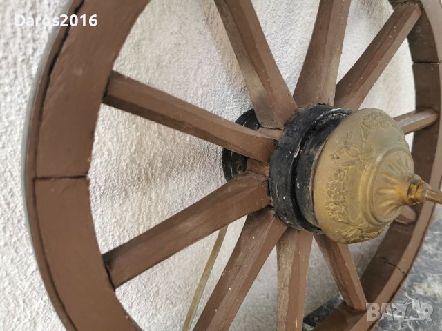 Страхотна стенна лампа, аплик , снимка 12 - Антикварни и старинни предмети - 41499494