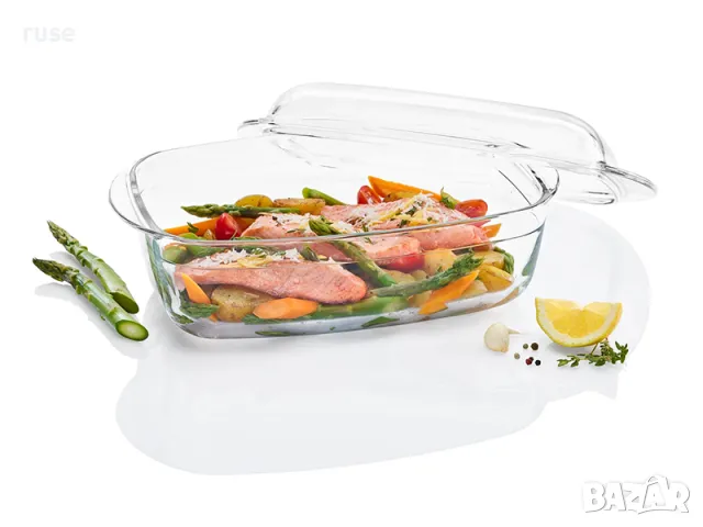 НОВА! Огнеупорна тава с капак - Бретер 36 х 22 х 11 см, снимка 4 - Съдове за готвене - 50318510