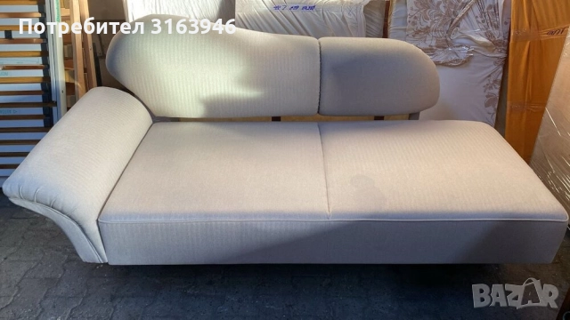 Еднораменна лежанка с ракла и модерен дизайн, снимка 2 - Дивани и мека мебел - 52890594