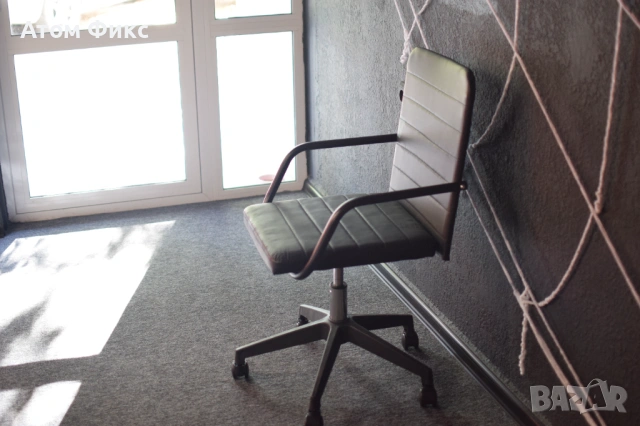 Офис стол / работен стол – черен, снимка 2 - Столове - 53331684