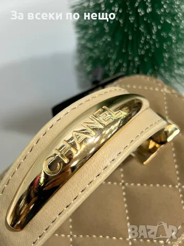 Chanel Луксозна Дамска Чанта Тип Куфар С Капитонирано Покритие И Вградено Огледало Код SK2238, снимка 17 - Чанти - 56248681